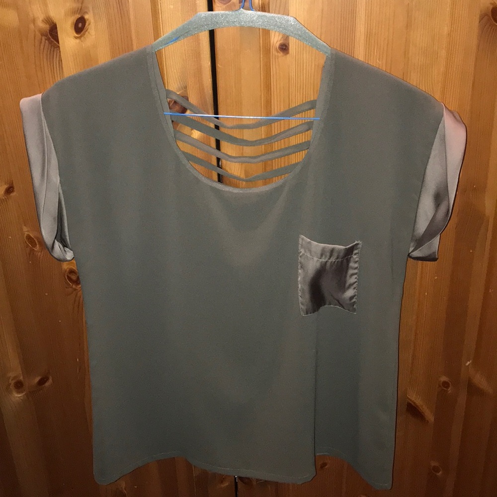 Army green blouse size medium.